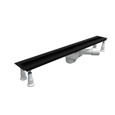 Slim Rimless Linear Shower Drain with multiple finishes