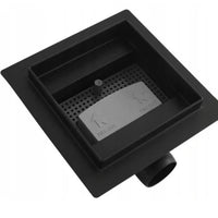 Black Linear Square Shower Drain - Details