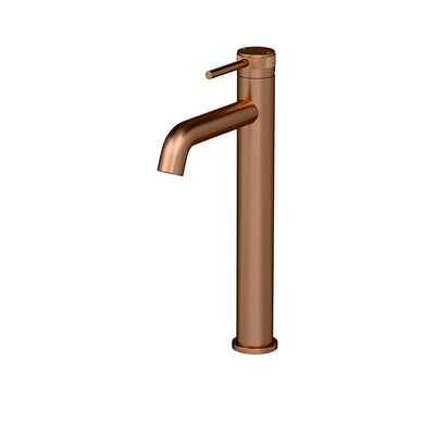 Dia Tall Basin Mixer Tap — Copper