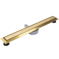 Brushed Gold Linear Shower Drain