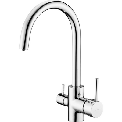 Kitchen tap with water filter connection - Chrome - Deante