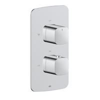 Malaga Thermostatic Concealed Shower MIxer - Chrome - KFA