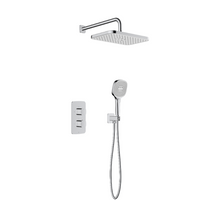 Malaga Concealed Thermostatic Rainshower Set - Chrome - KFA