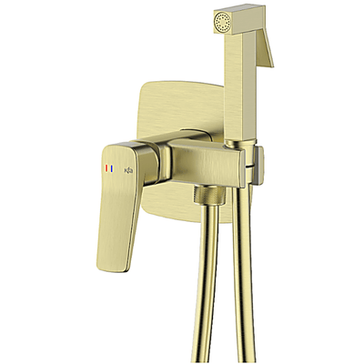 Malaga Concealed Bidet Mixer — Brushed Gold