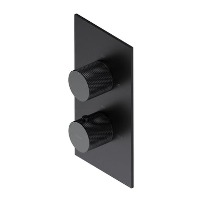 Contour Thermostatic Concealed Bath and Shower Mixer - Anthracite - CT8036AT - Omnires