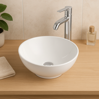 Twilight Countertop Basin - White - Glacier Ceramic