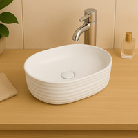 Citrine Countertop Washbasin - White - Glacier Ceramic