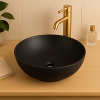 Rosa Countertop Basin - Black - Bathroom Store Select