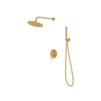 Orion Concealed Shower Set Rain Shower - Brushed Gold