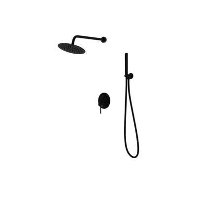 Orion Concealed Shower Set Rain Shower - Black 