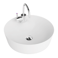 Caribe Countertop Washbasin - White