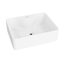 Castor Countertop Washbasin - White