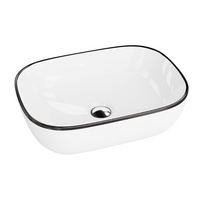 Costa Black Line Countertop Washbasin