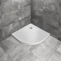 Doros A Quadrant Shower Tray - Stone