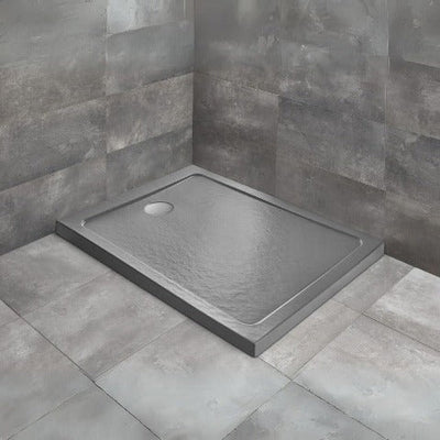 Doros F Anthracite Shower Tray
