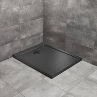Doros F Black Shower Tray