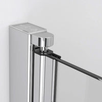 EOS KDD I Hinged Chrome Shower Enclosure - Adjustment System