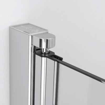 EOS KDD I Hinged Chrome Shower Enclosure - Adjustment System