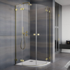 Radaway Essenza Pro PDD Shower Enclosure - Brushed Gold