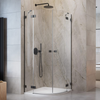 Radaway Essenza Pro PDD Shower Enclosure - Brushed Gunmetal