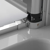 Eos DWJ I Hinged Chrome Shower Door - Pivot Hinges