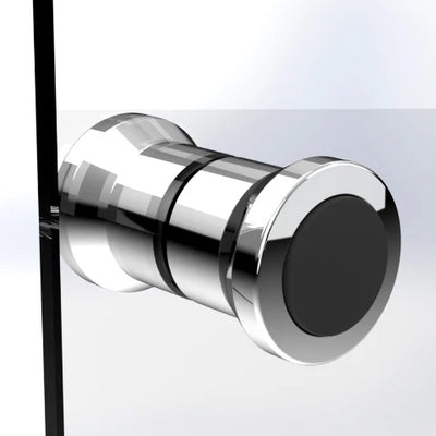Eos DWS Chrome Shower Door - Chrome Handle