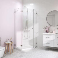 Essenza Pro Chrome PTJ Pentagon Shower Enclosure