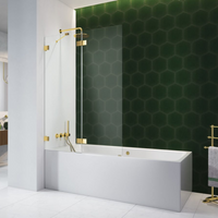 Radaway Essenza Pro PND Bath Screen - Gold