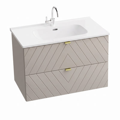 Varana Wall-Hung Bathroom Vanity Cabinet with basin 800mm