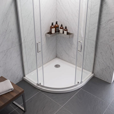 Slim White Quadrant Shower Tray