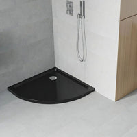 Gulietta Slim Black Gloss Quadrant Shower Tray