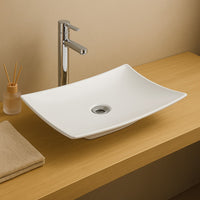 Zircon Countertop Basin - White - Glacier Ceramic