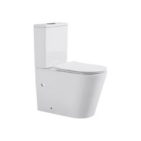 Elegance Rimless Flush Floor Mounted Toilet side view