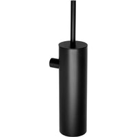Round Toilet brush wall-mounted black