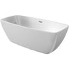 Anemon Acrylic bathtub freestanding rectangular - 170 cm