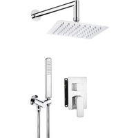 Hiacynt Concealed shower set with mixer BOX Chrome