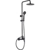 Boro Shower column 3-function - with mixer tap black