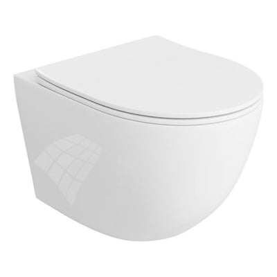 Sinto - Slimline Wall Hung Toilet With Rimless Flush