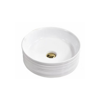 White Round Countertop Basin - HT-127