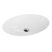 Cleo Countertop Basin White - Bathroom Store Ireland