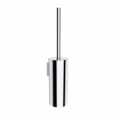 Omnires Modern Project Wall-mounted Toilet Brush Chrome