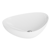 Triango Countertop Basin White - Bathroom Store Ireland