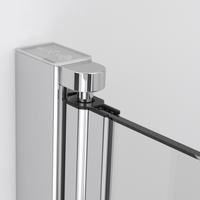 NES Walk-In Screen with Flipper by Radaway | Shower Screen - 900mm Left - Radaway