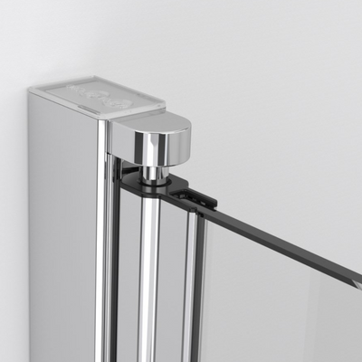 NES Walk-In Screen with Flipper by Radaway | Shower Screen - 900mm Left - Radaway