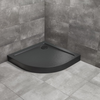 Doros A Compact Shower Tray - Stone Black