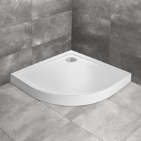 Doros A Compact Shower Tray - Stone White