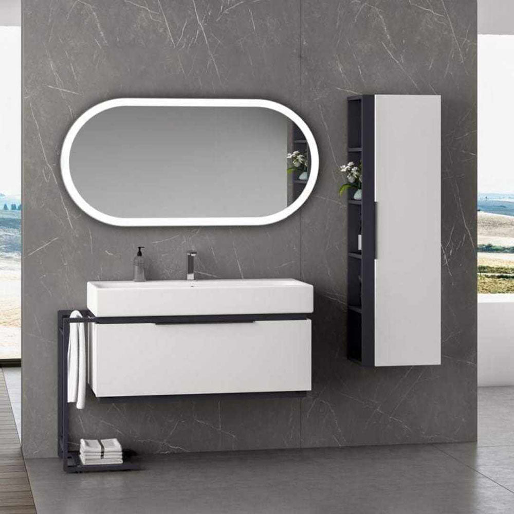 KALISTO 60x120 cm LED Mirror in Bathroom
