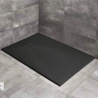 Kyntos F Black Slate Shower Tray