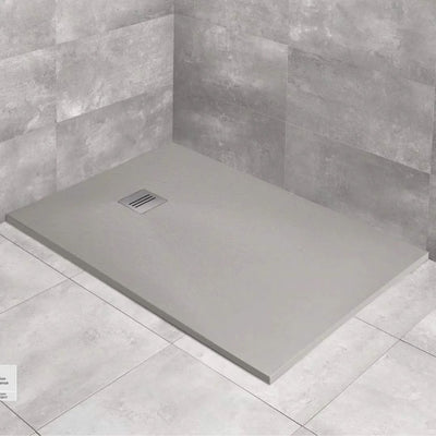 Kyntos F Cement Slate Shower Tray in Bathroom