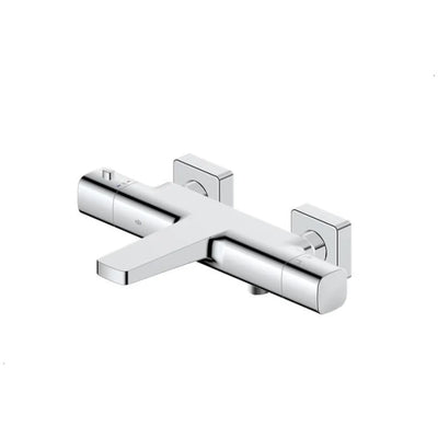 Malaga Wall-Mounted Thermostatic Bath Mixer - Chrome - KFA
